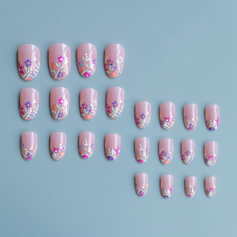 3D Blumen Acryl Nail Art Set