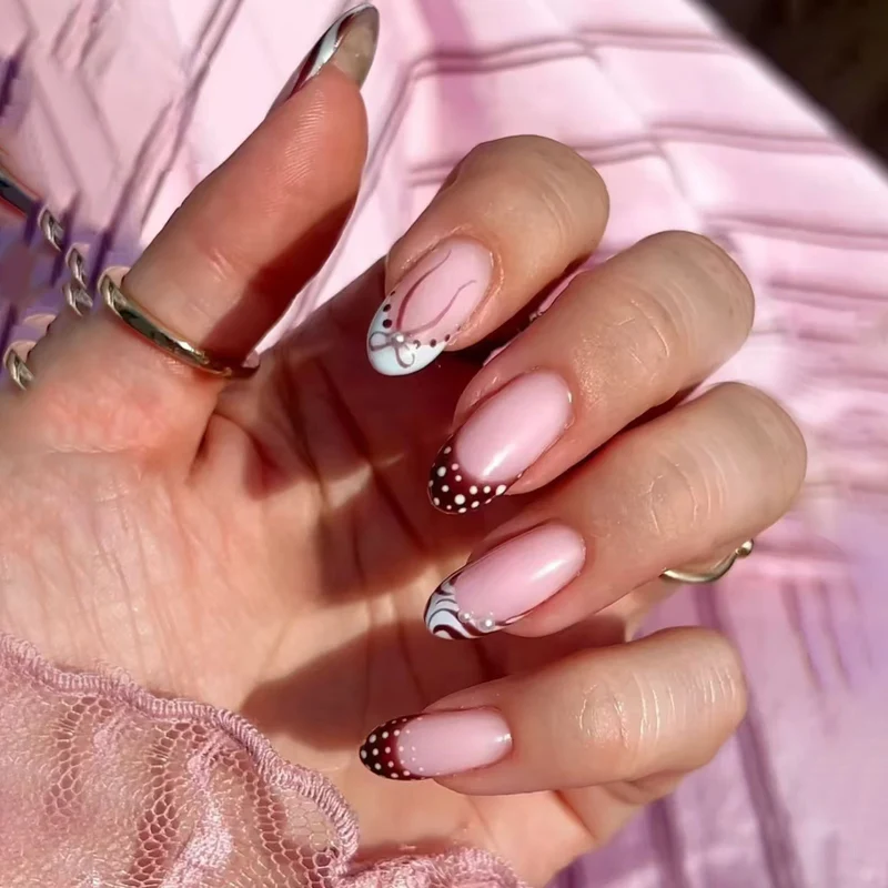 Künstlerisches Französisches Tipp-Nagelkunst-Set 1790958142