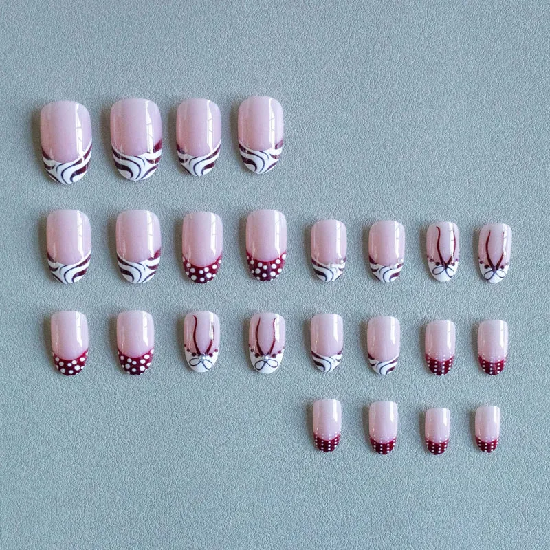 Künstlerisches Französisches Tipp-Nagelkunst-Set 1790958142