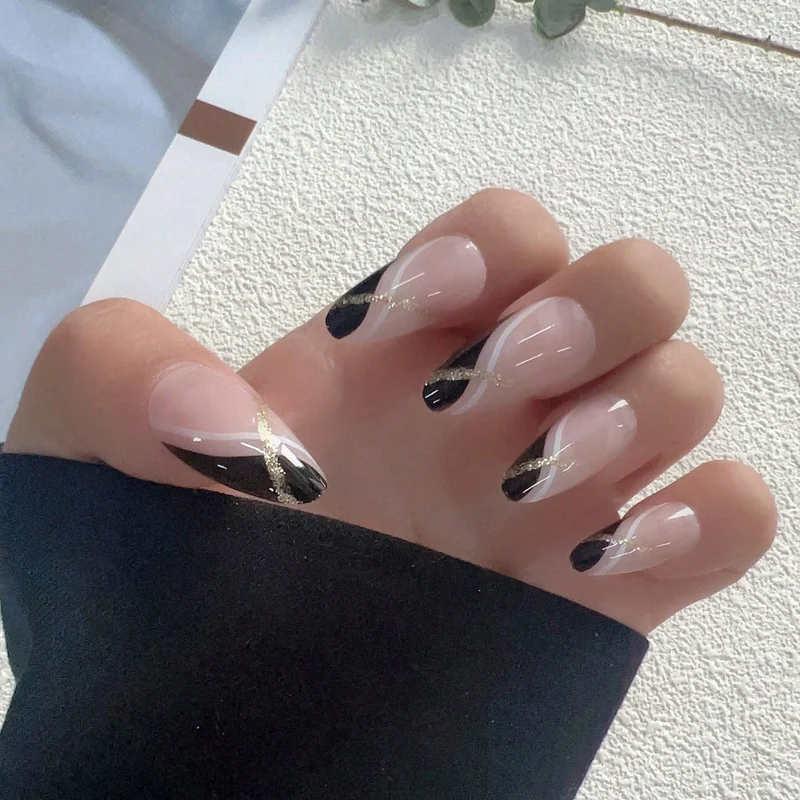 Künstlerische Franse Nagelkunst