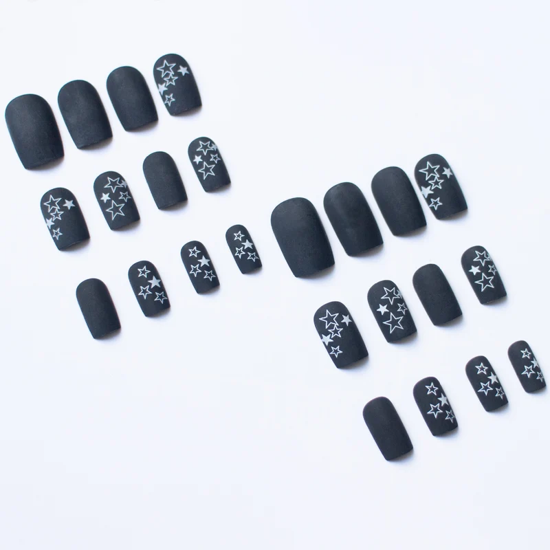 Künstlerisches Sternmuster Nagelkunst Set