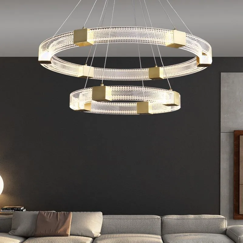 Moderne Elegante Zirkular Pendelleuchte