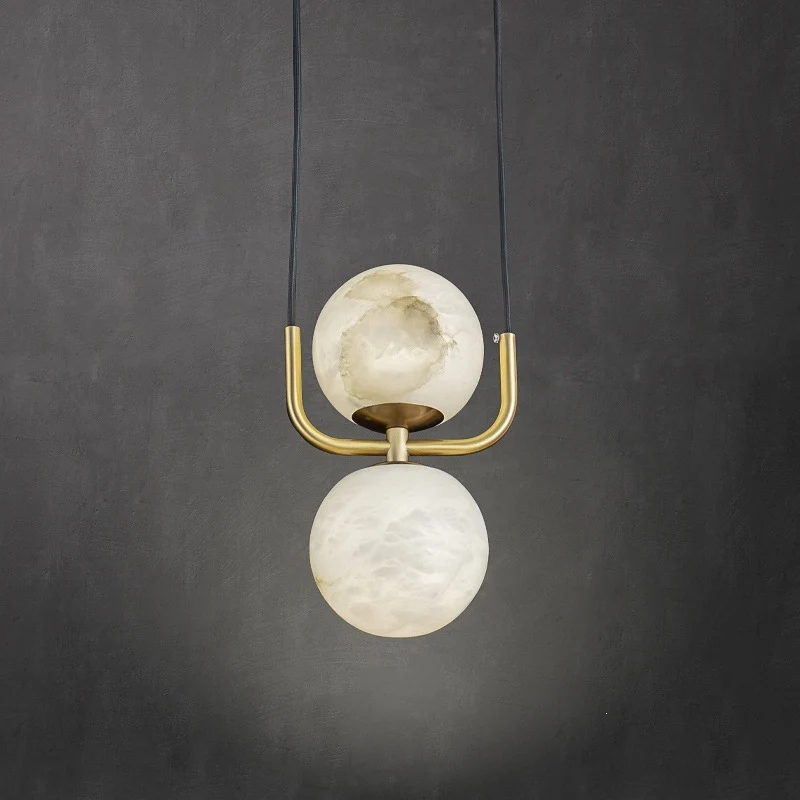Moderne Dual Globe Pendelleuchte