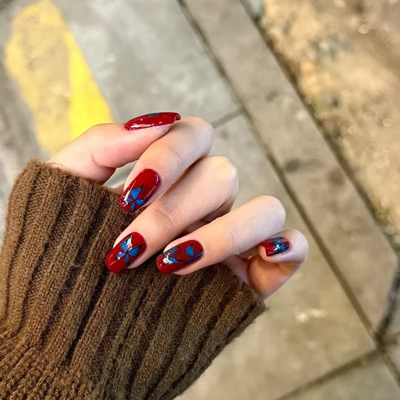 Künstlerisches Floral Nagelkunstset 1790957617