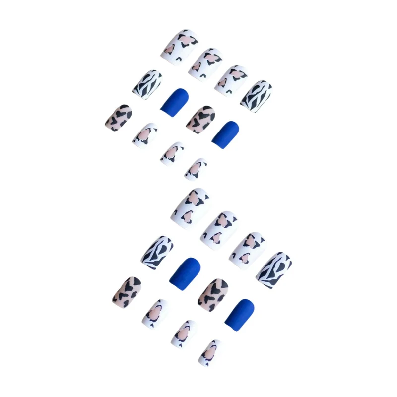 Kreatives Leopardenmuster Nagelkunstset