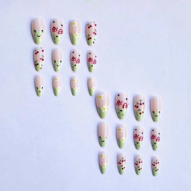 Künstlerisches Floral-Nagelkunst-Design-Kit 1790957892