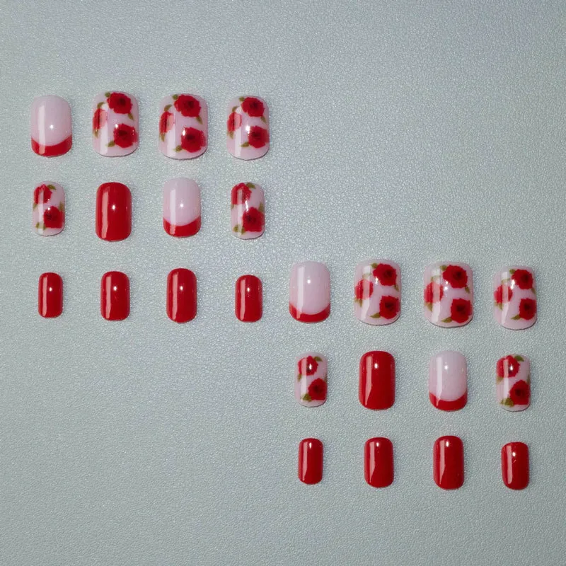 Künstlerisches Blumen Gel Nagel Kunst Set