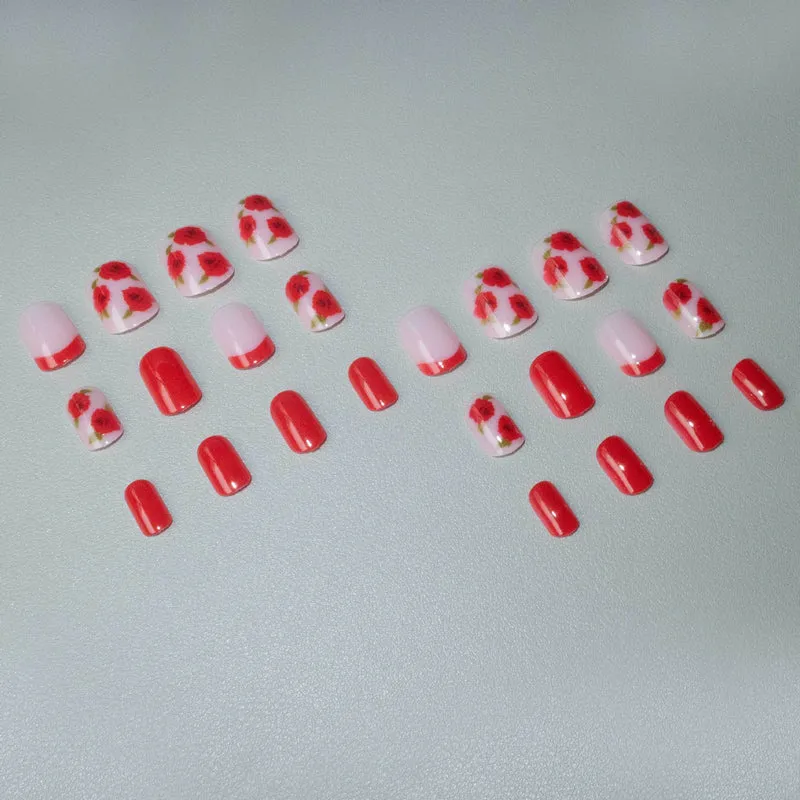 Künstlerisches Blumen Gel Nagel Kunst Set