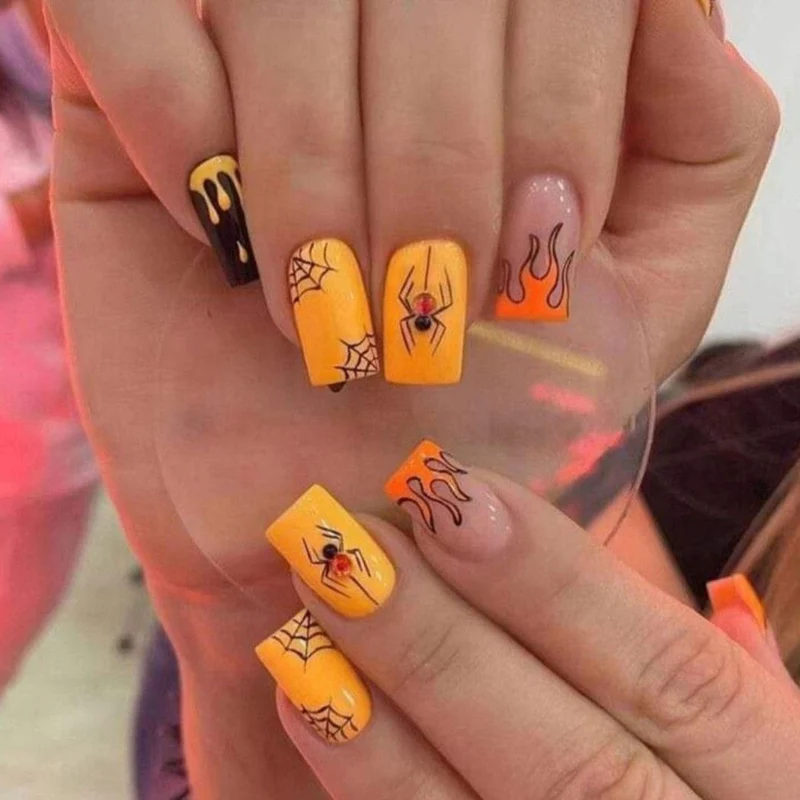 Kreatives Halloween-Themen-Nagelkunst-Set 1790957681