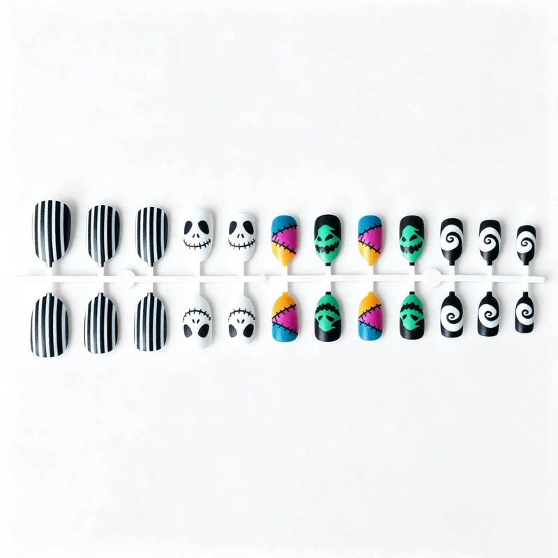 Kreatives Halloween-Nagelkunst-Design-Set