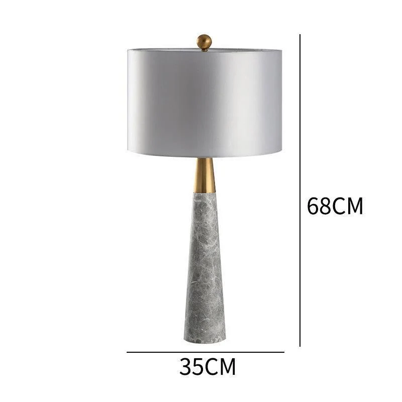 Moderne Marmor Basis Tischlampe