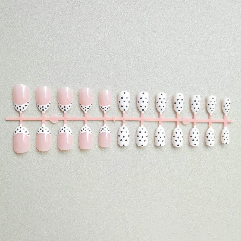 Künstlerisches Polka Dot Gel Nagelkunst Set