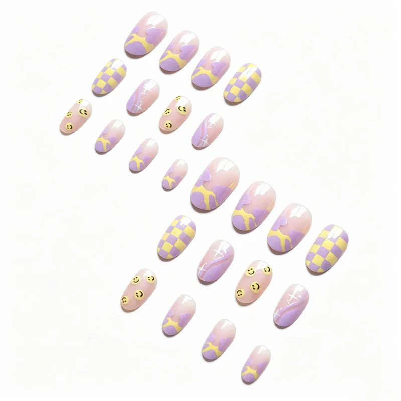 Künstlerisches gemustertes Gel Nagelkunst