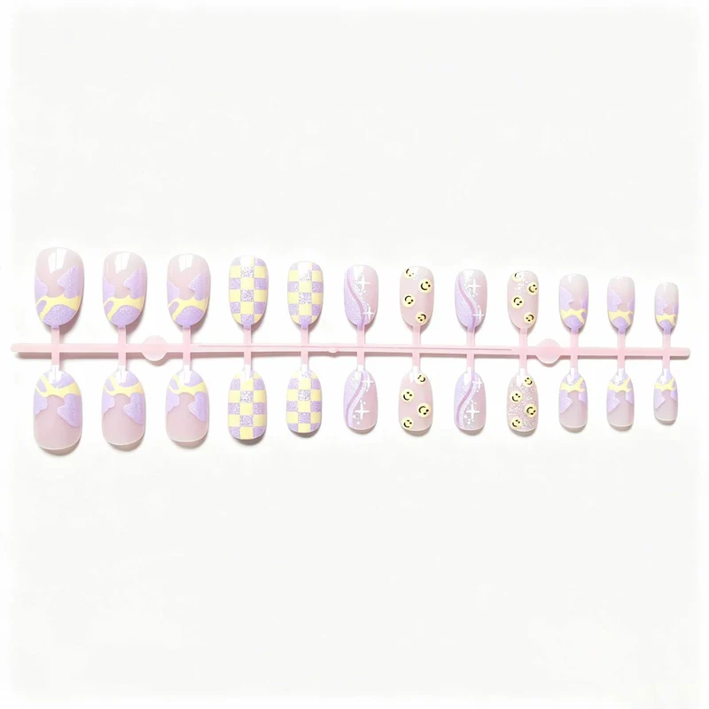 Künstlerisches gemustertes Gel Nagelkunst