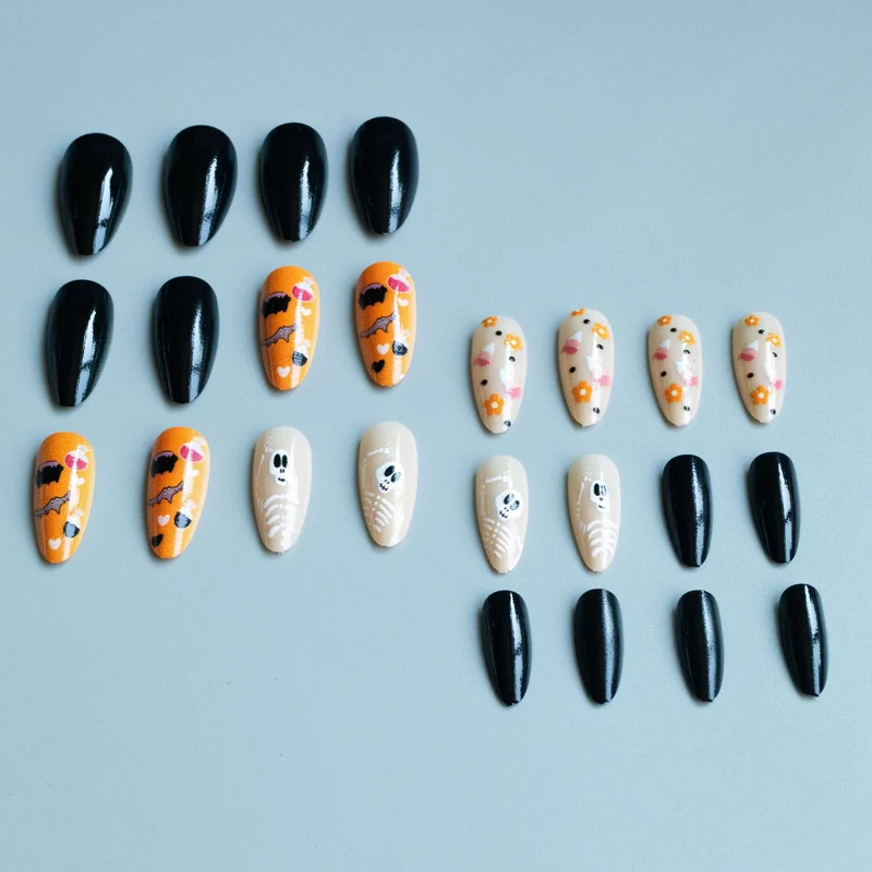 Künstlerisches Halloween-Themen Nagelkunstset