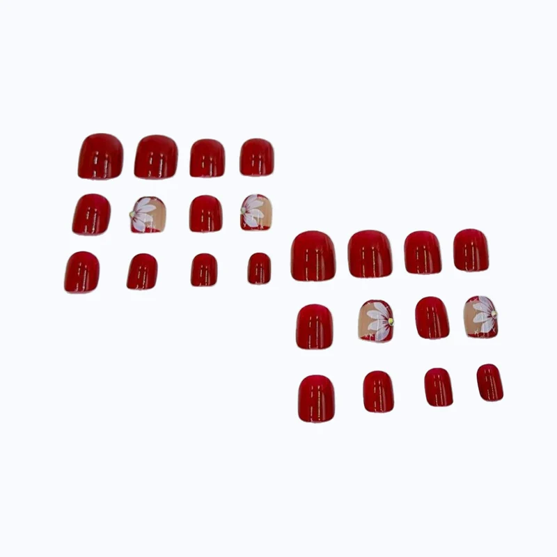 Künstlerisches Floral Akzent Nail Art Set
