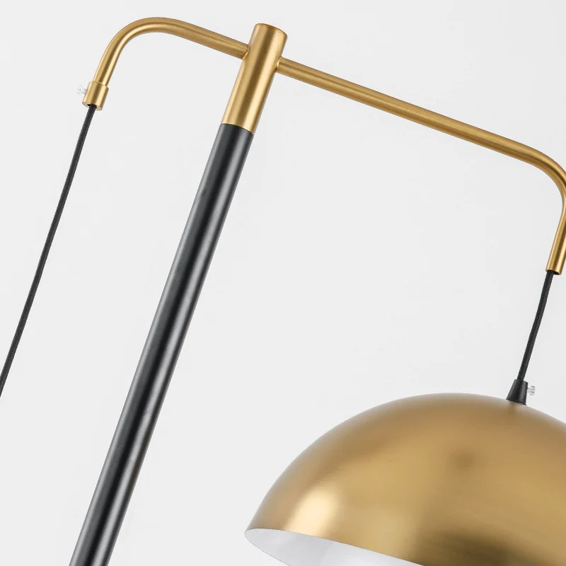 Moderne Industrie Stehlampe mit verstellbarem Schirm