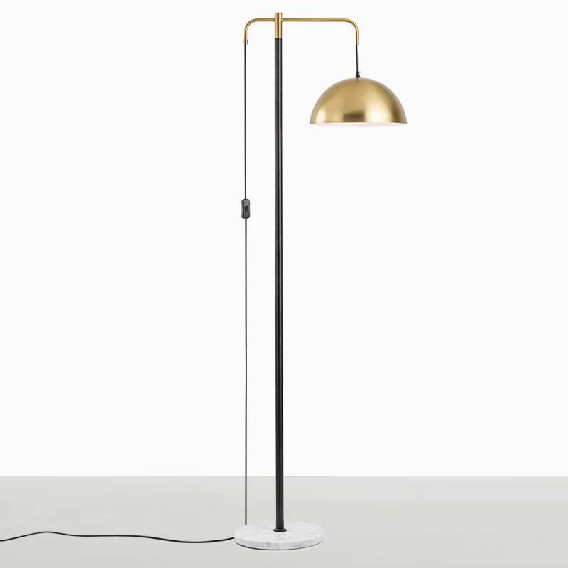 Moderne Industrie Stehlampe mit verstellbarem Schirm