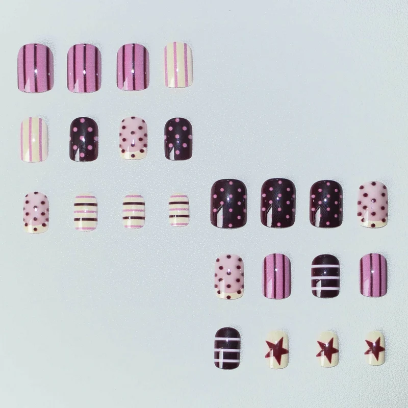 Künstlerisch von Desserts inspirierte Nagelkunst