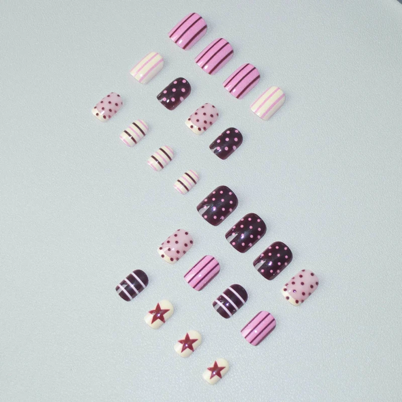Künstlerisch von Desserts inspirierte Nagelkunst