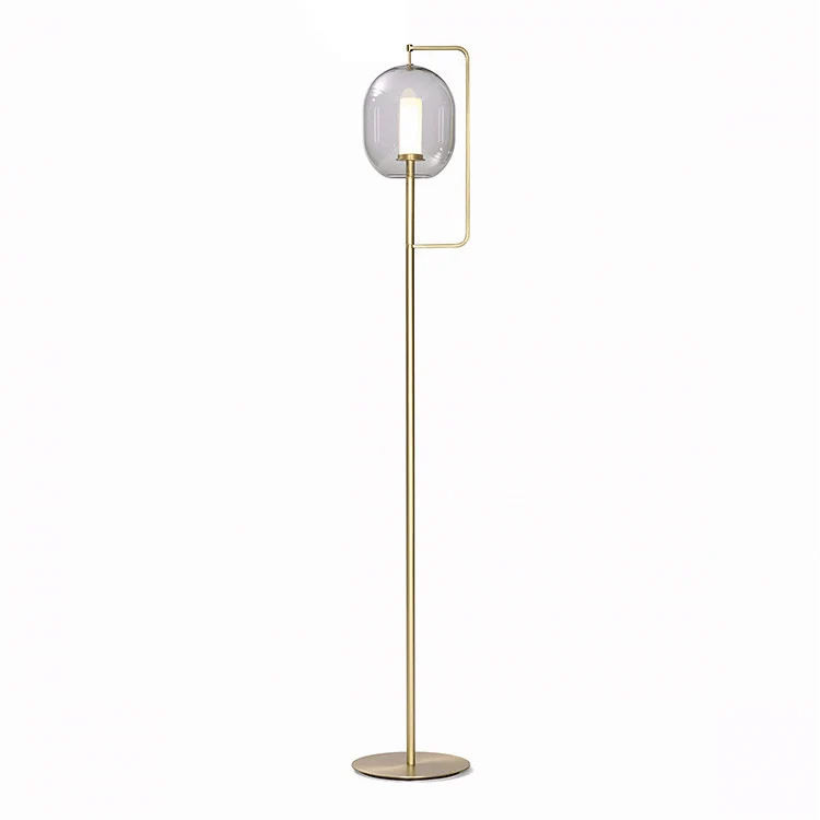Moderne Glaslaterne Stehlampe