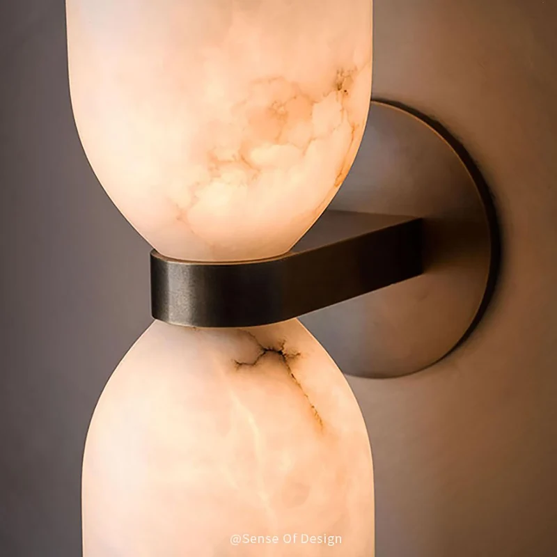 Moderne Alabaster Wandleuchte