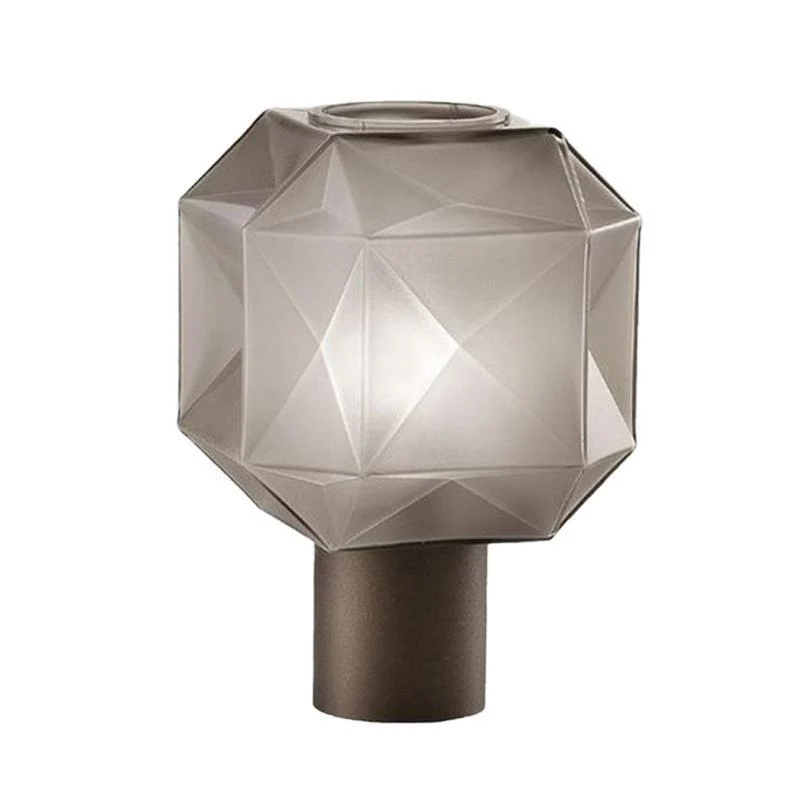 Geometrische Glas Tischlampe