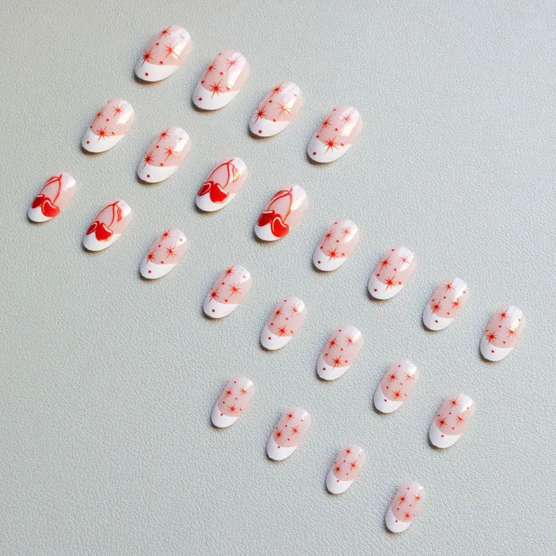 Künstlerisches Kirschblüten-Nagelkunst-Kit
