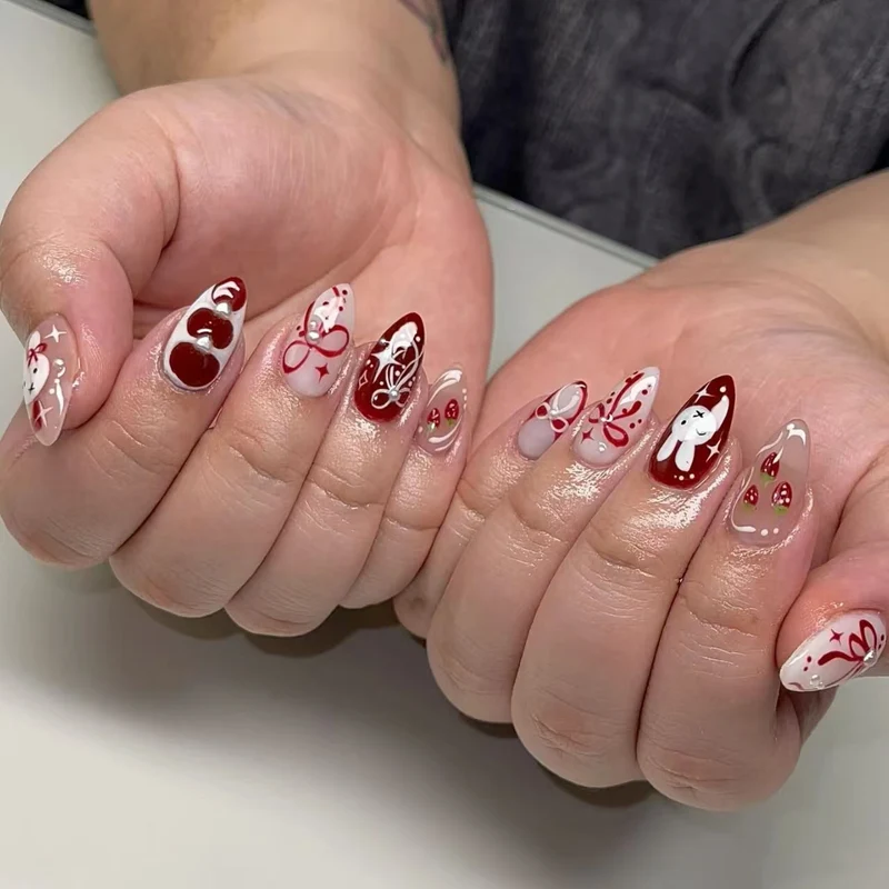 Künstlerisches Charakter Nagelkunst Set