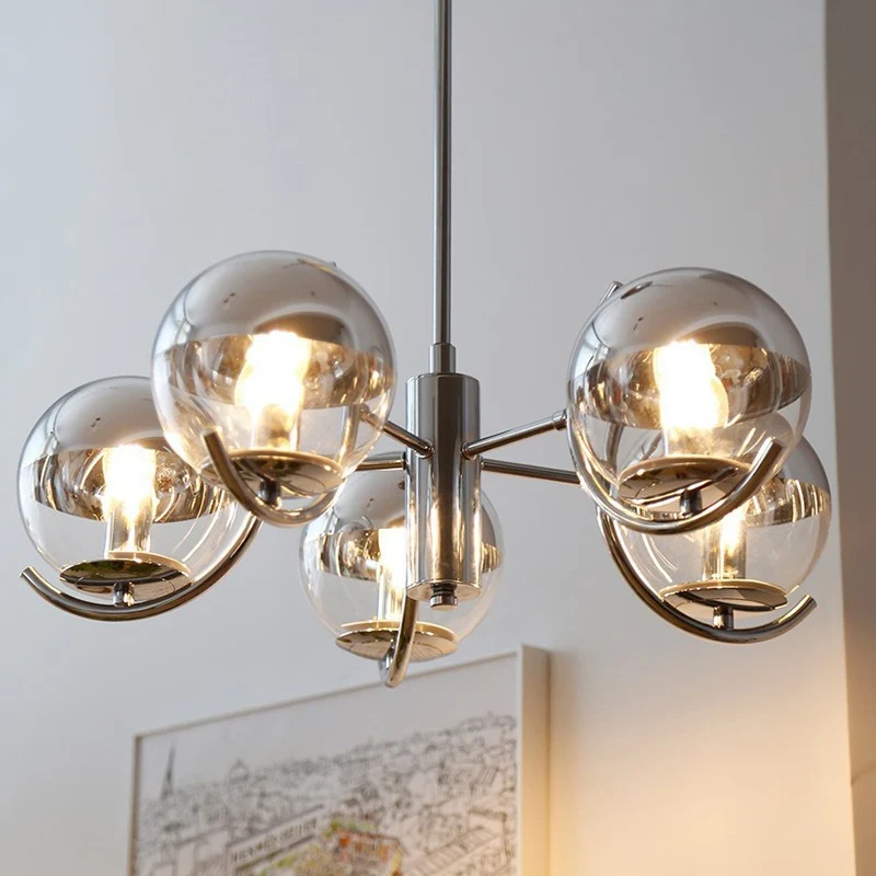 Moderne Geometrische Globus Pendelleuchte