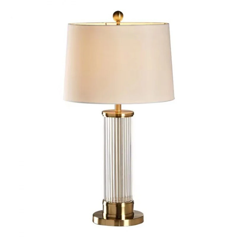 Elegante Kristallakzent-Tischlampe