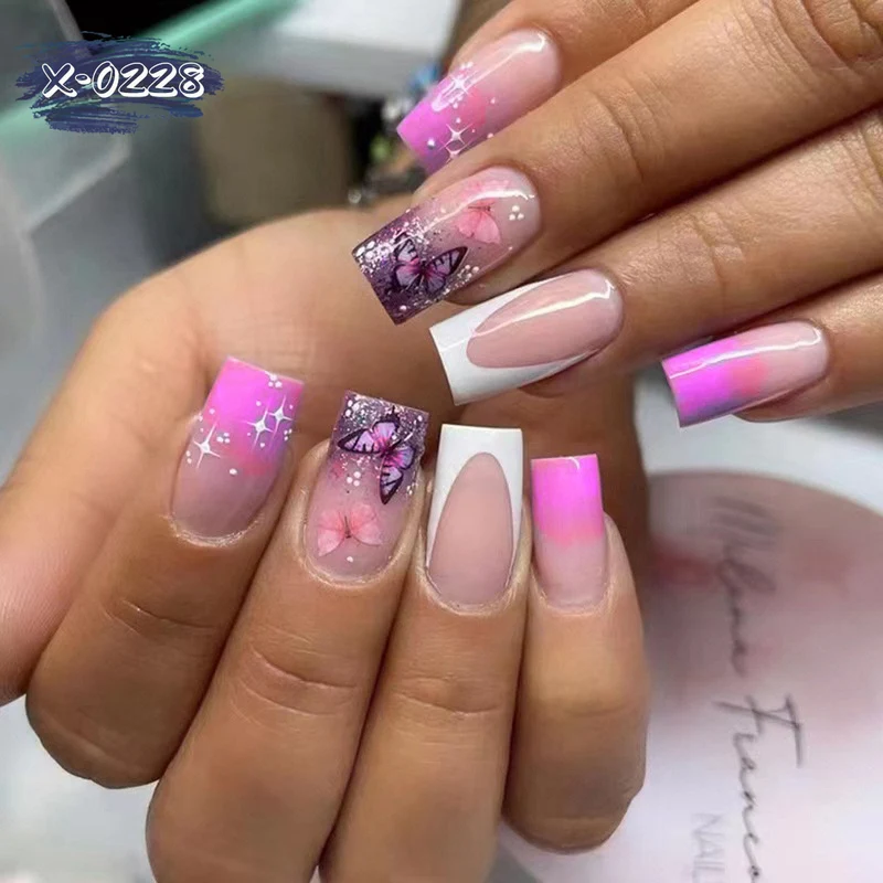 Künstlerisches Schmetterling Nail Art Set