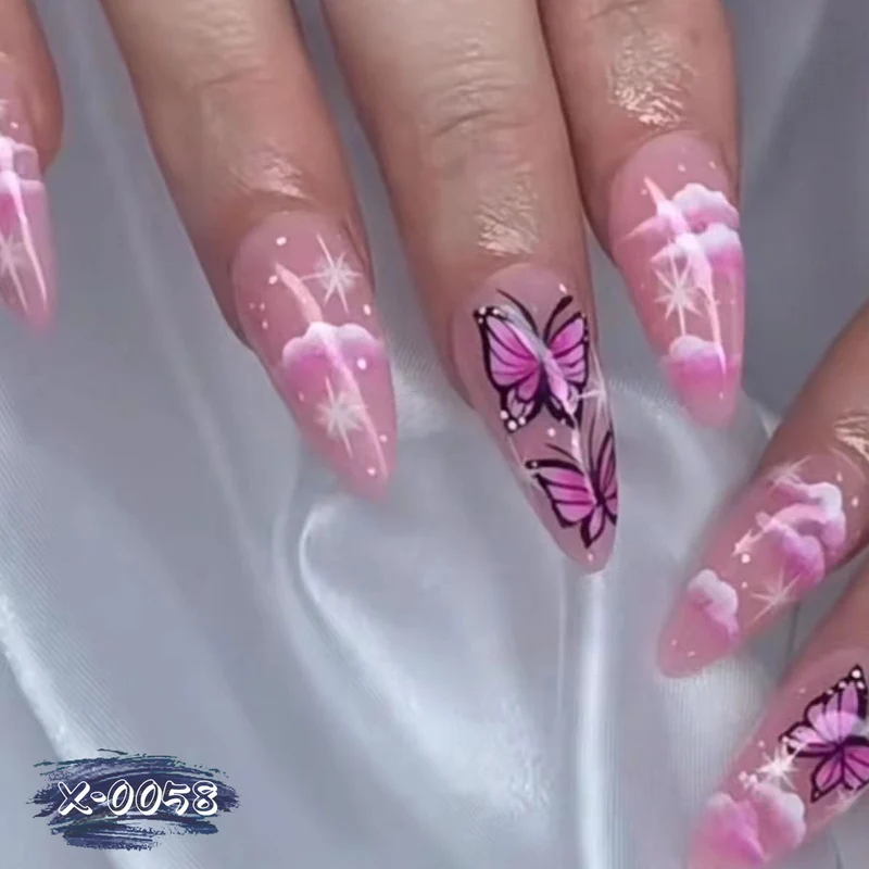 Künstlerisches Schmetterling Nail Art Set 1790958181