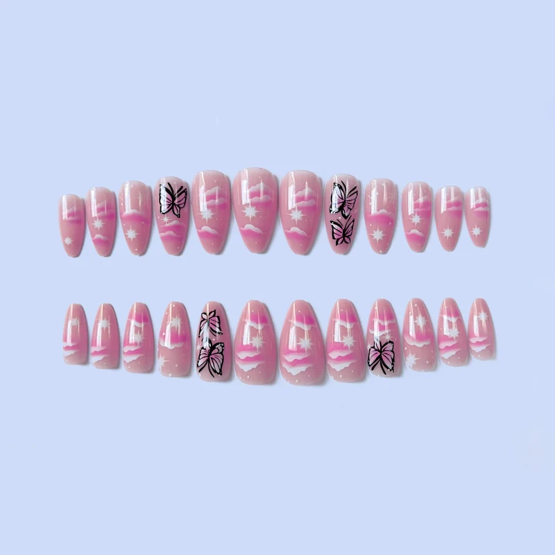 Künstlerisches Schmetterling Nail Art Set 1790958181