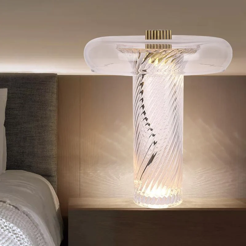 Dekorative Glas Tischlampe