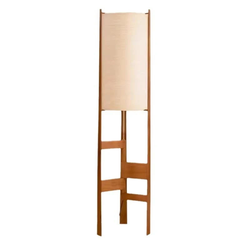 Minimalistische Holz Stehlampe