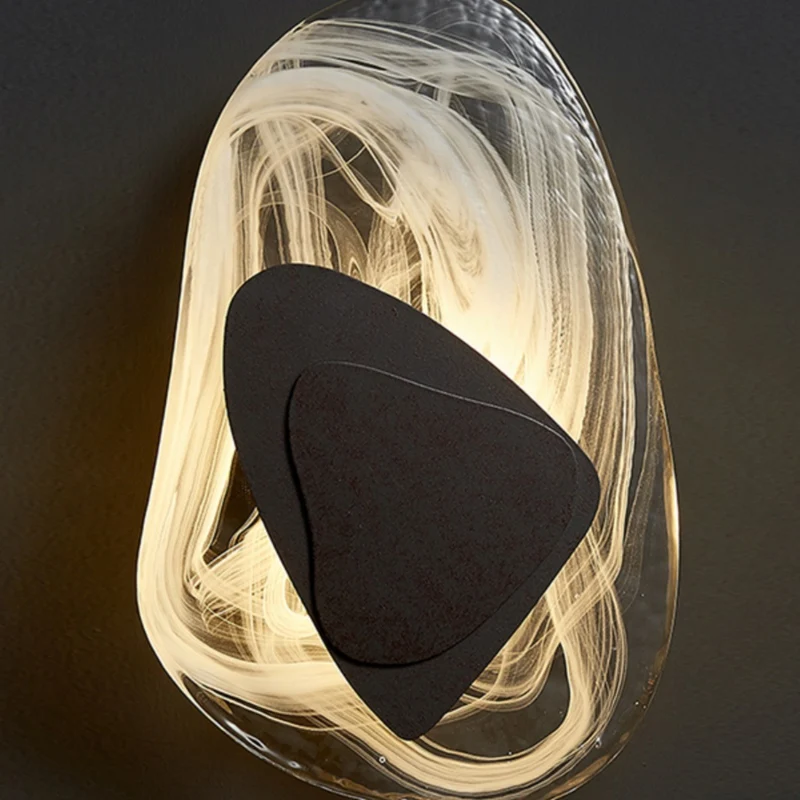 Künstlerische Wandlampe