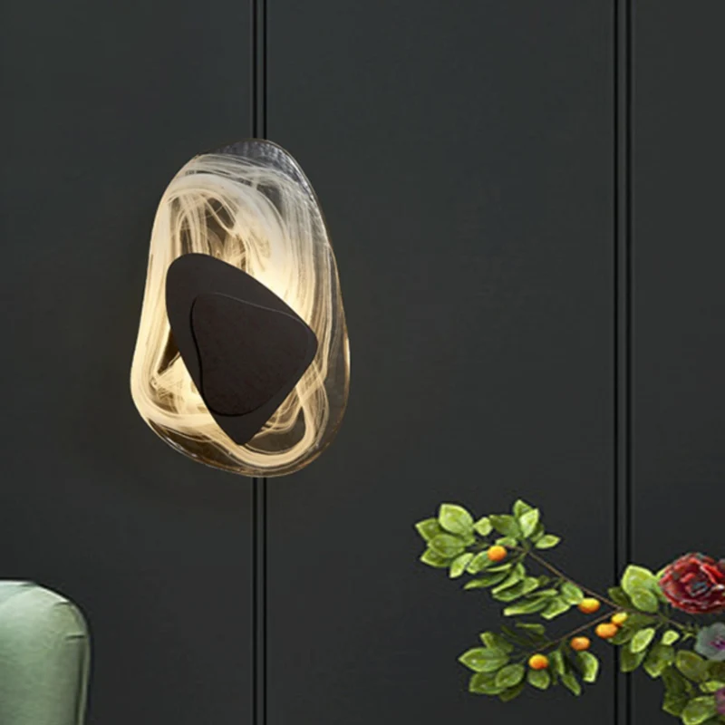 Künstlerische Wandlampe