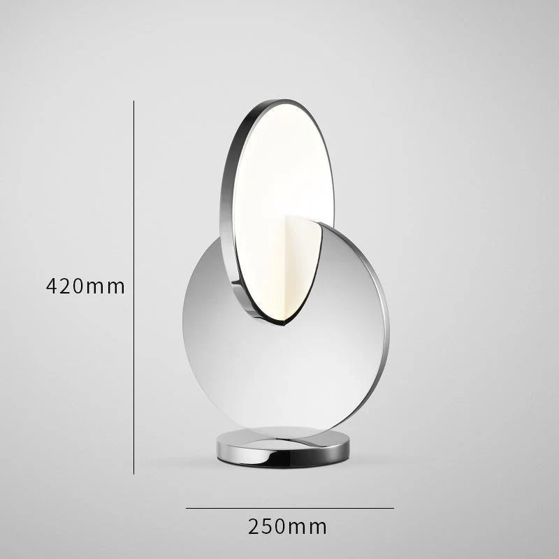 Künstlerische Tischlampe mit geometrischem Design