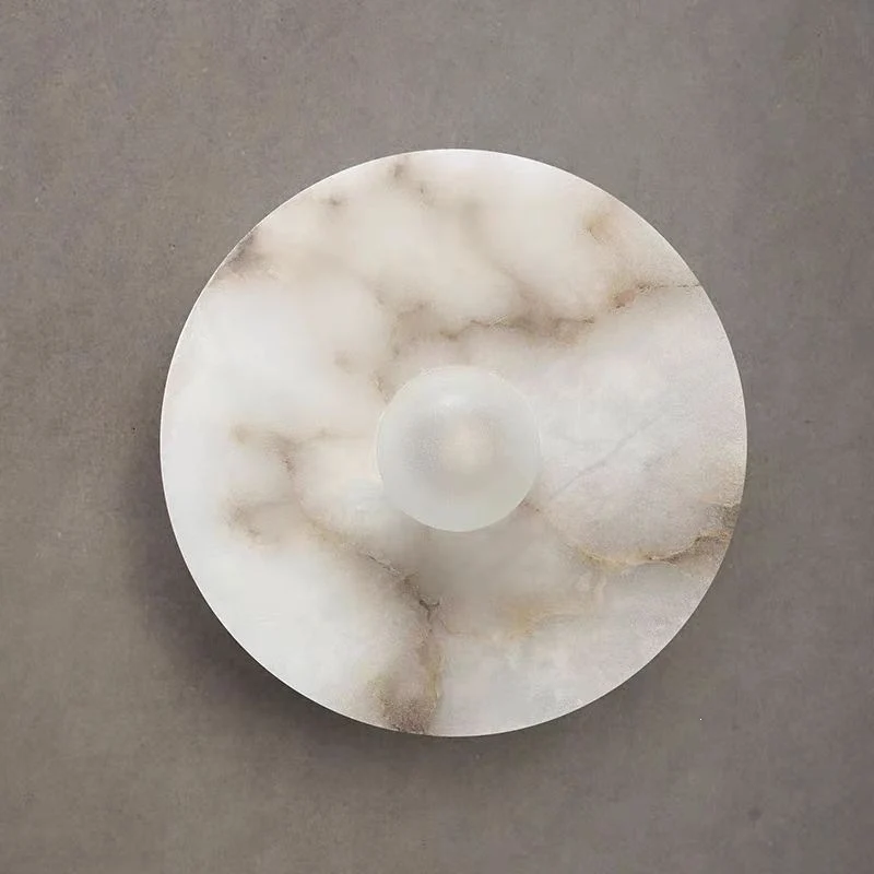 Elegante Marmor Wandleuchte
