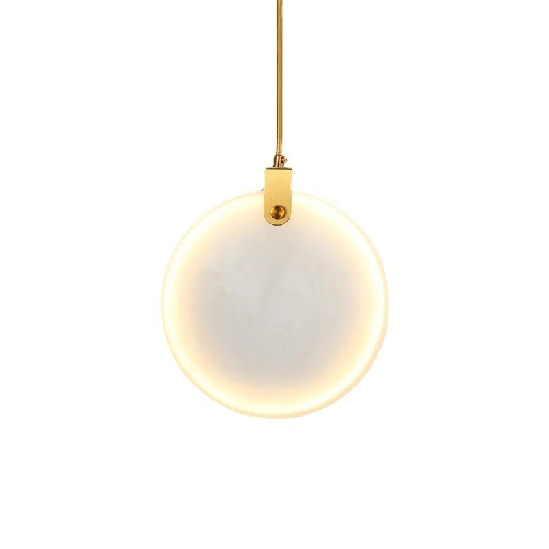 Elegante Marmor Kreis Pendelleuchte