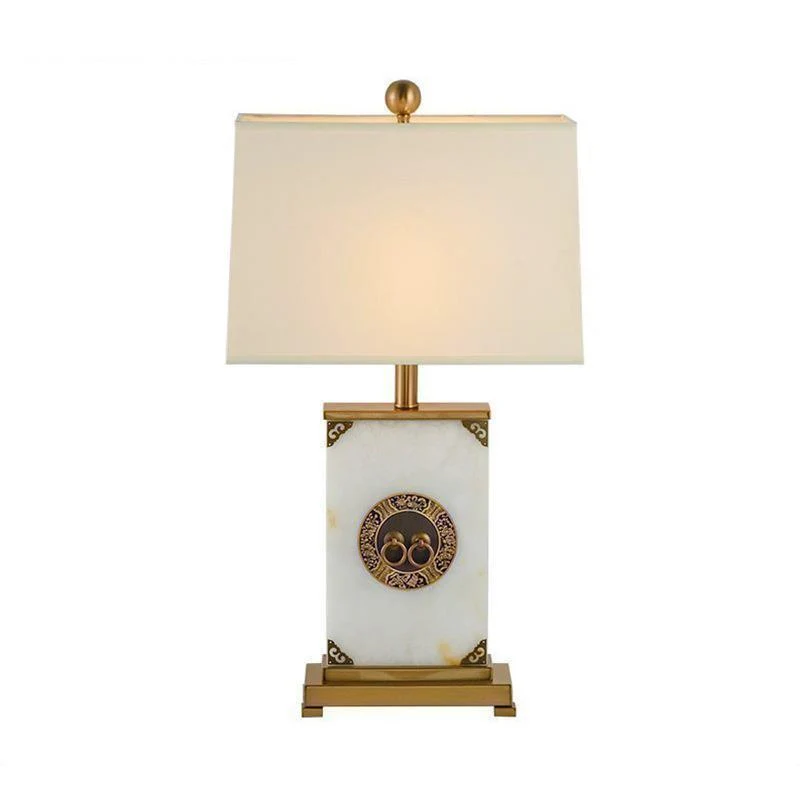 Luxuriöse Marmor-Basis Tischlampe