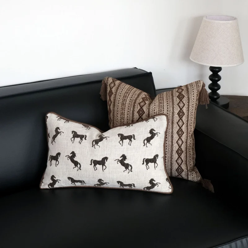 Strukturierte Wurfkissen für Sofa Wohnkultur
