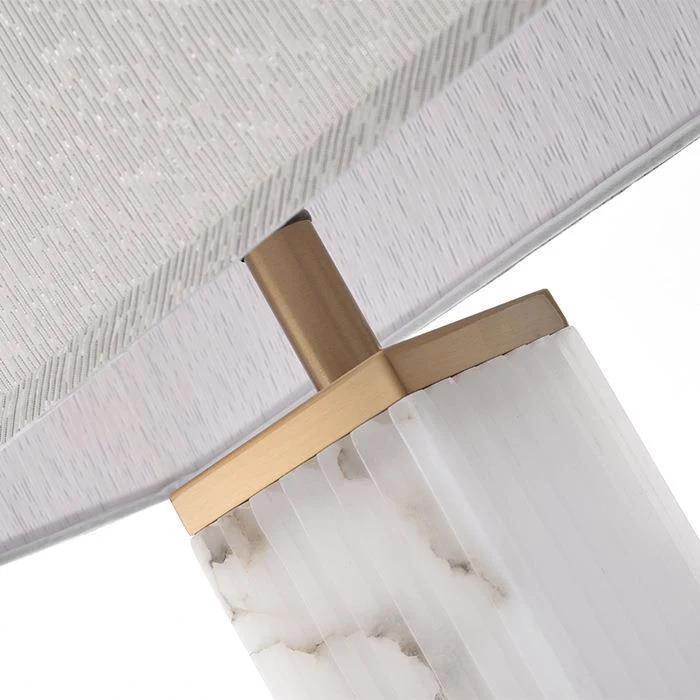 Elegante Marmor Akzent Tischlampe