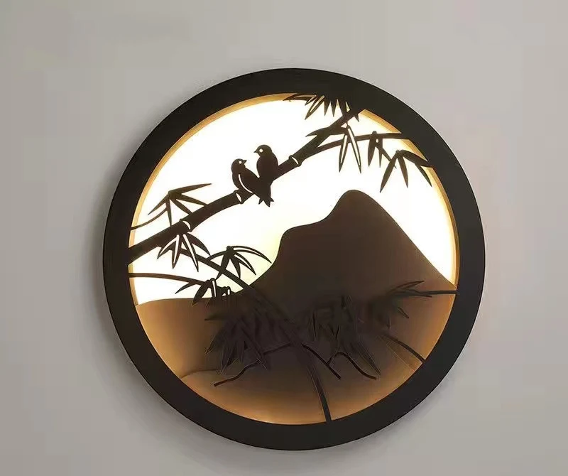 Moderne Künstlerische Runde Wandleuchte