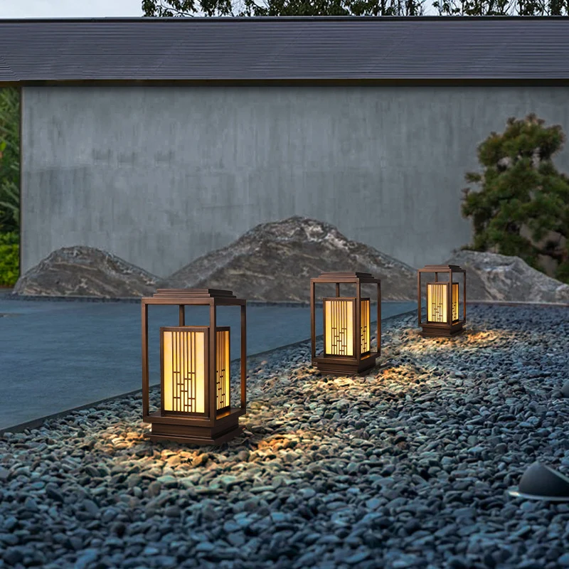 Japanisch inspiriertes Außenlaterne