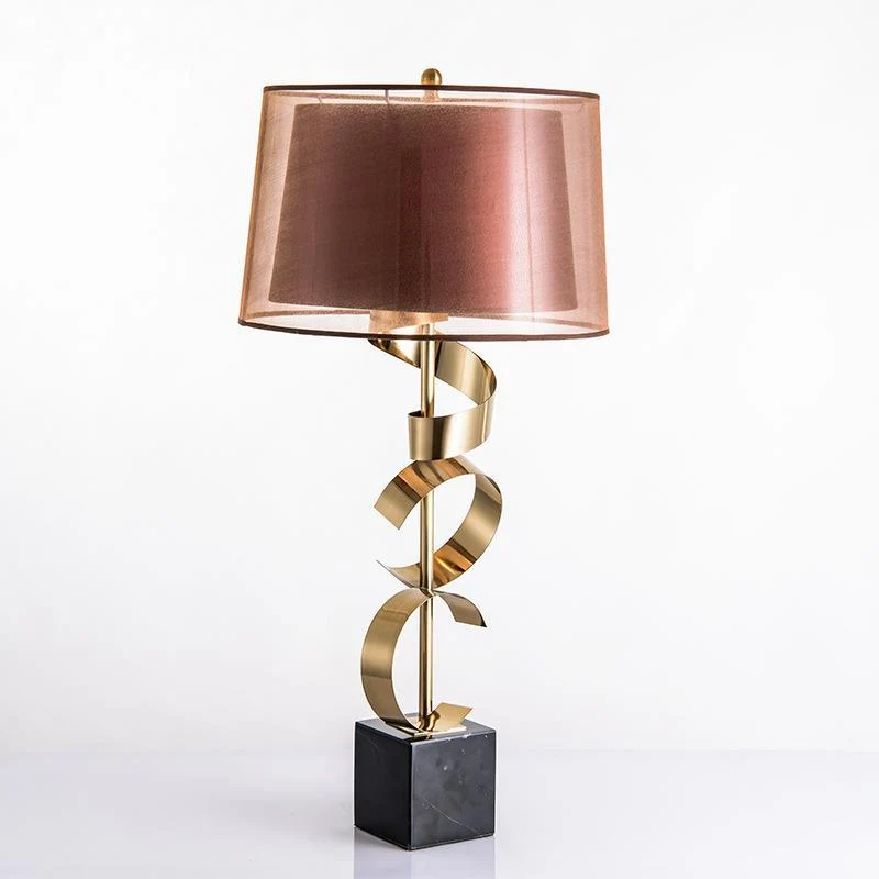 Künstlerische Spiral-Tischlampe