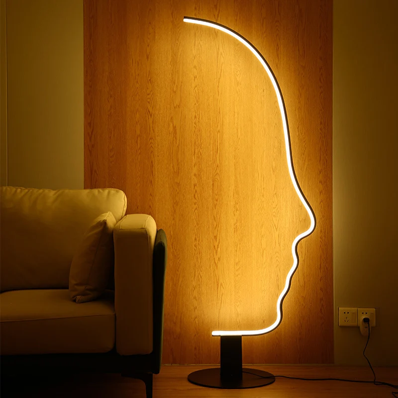 Künstlerische Umriss Stehlampe