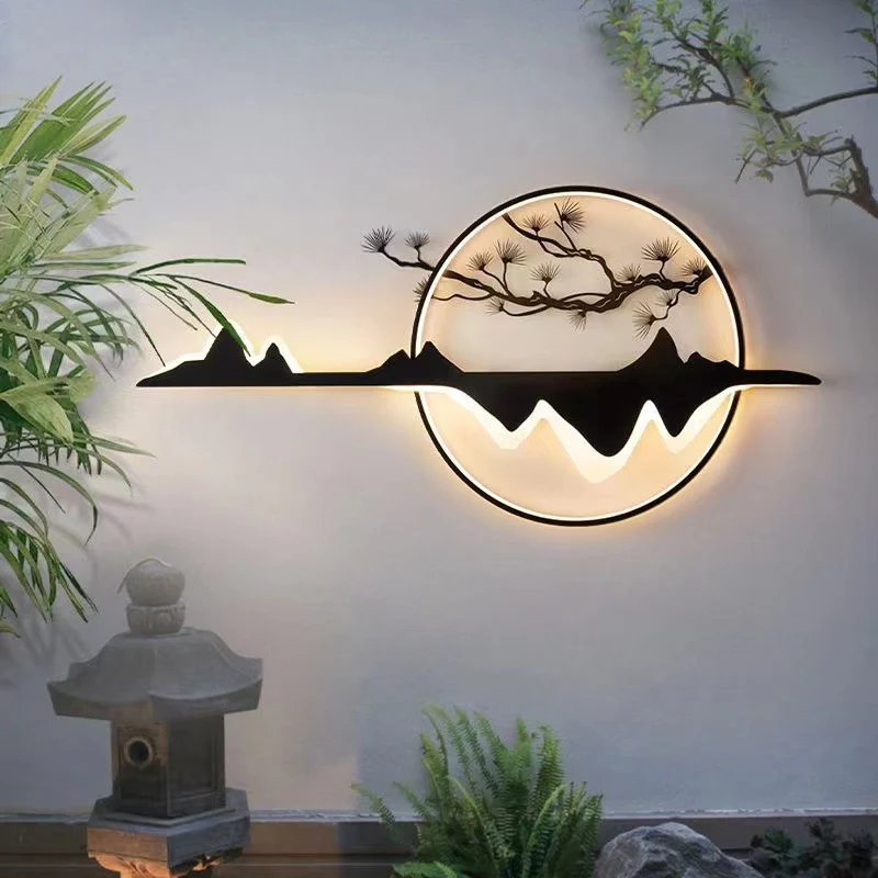 Zeitgenössische Künstlerische Wandlampe