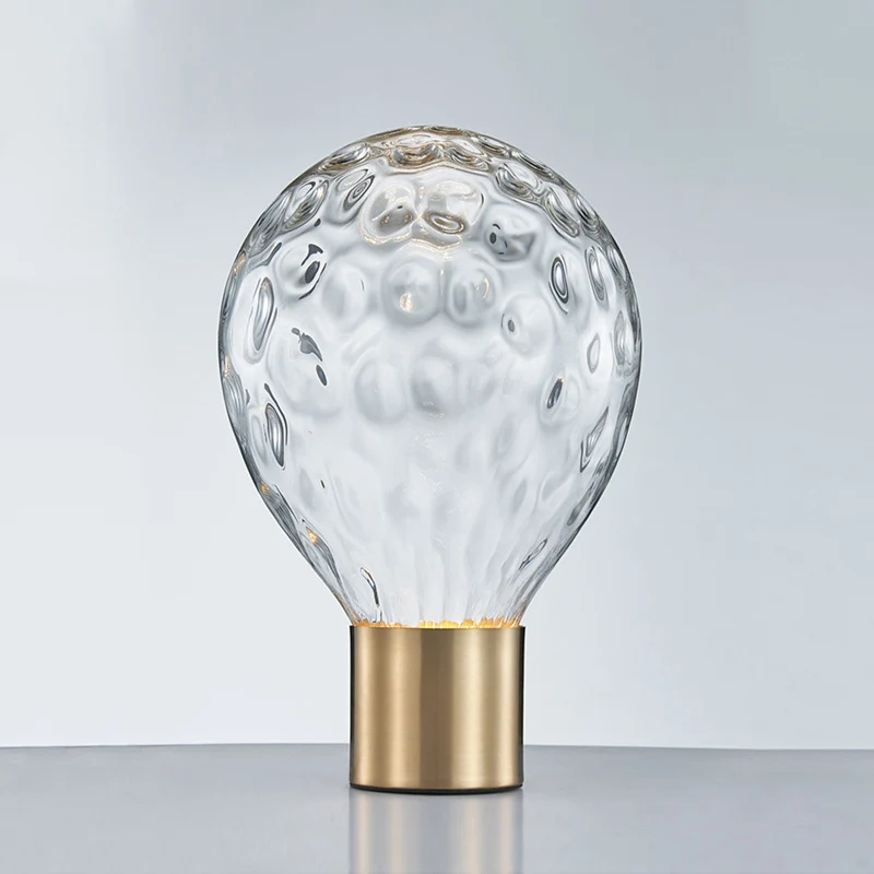 Künstlerische Glas Tischlampe